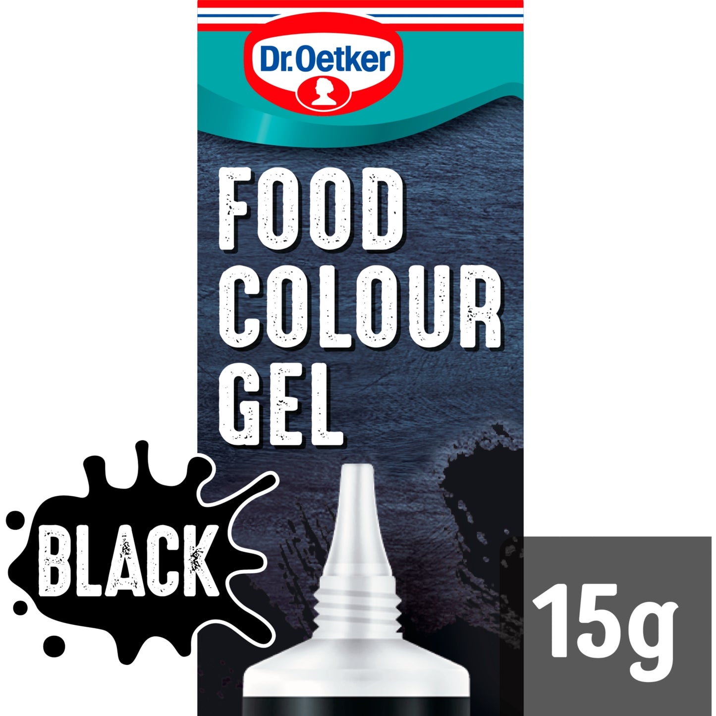 Dr. Oetker Black Food Colour Gel 15g