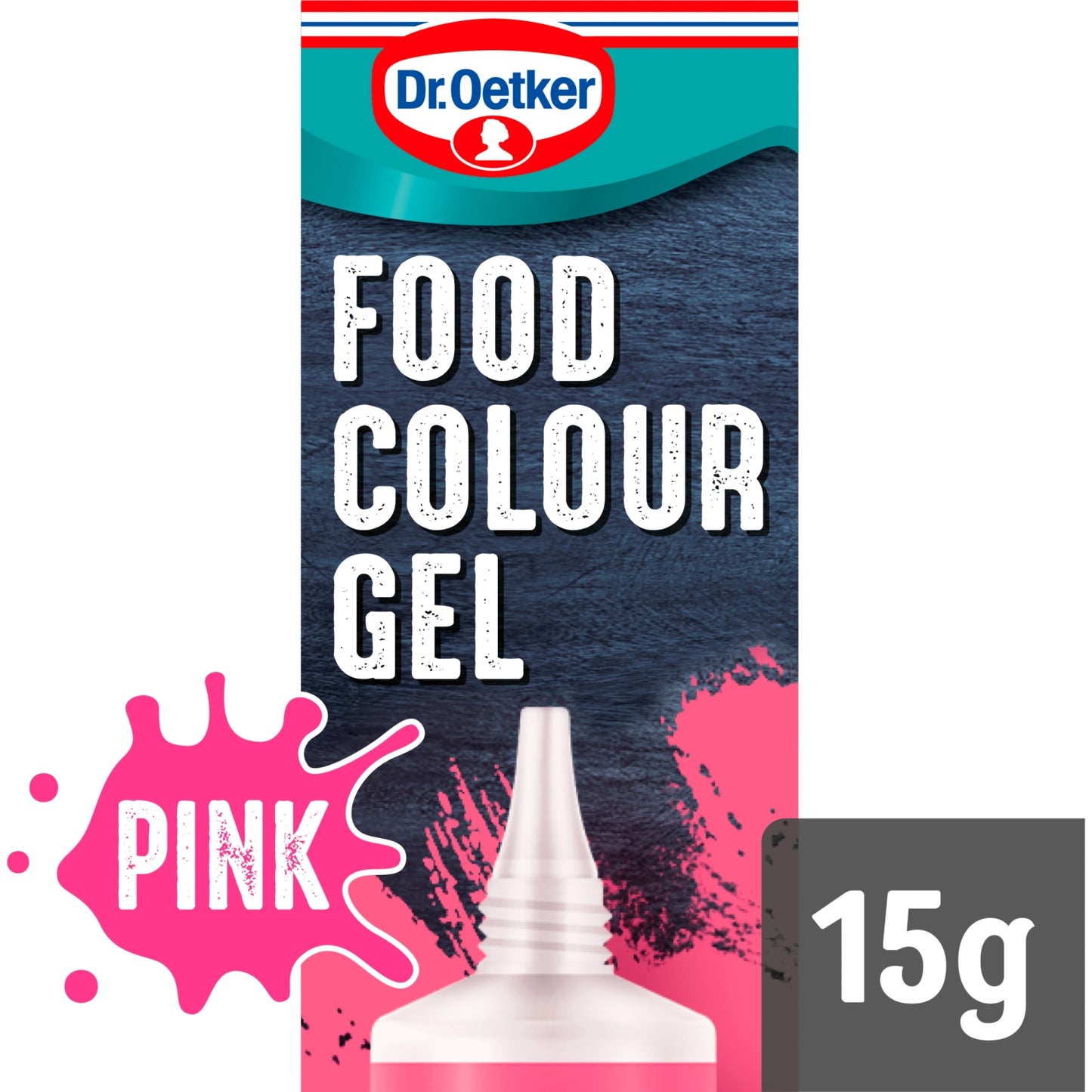 Dr. Oetker Pink Food Colour Gel 15g