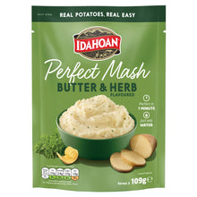 Idahoan Perfect Mash Butter & Herb Flavoured 109g