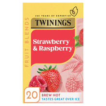 Twinings Strawberry & Raspberry 20 Tea Bags 40g