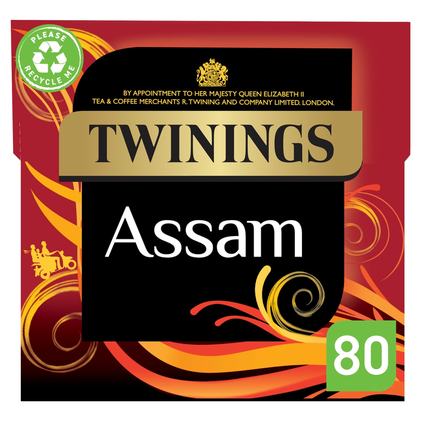 Twinings Assam 80 Tea Bags 200g