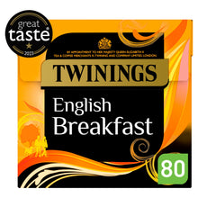 Twinings English Breakfast 80 Tea Bags 200g