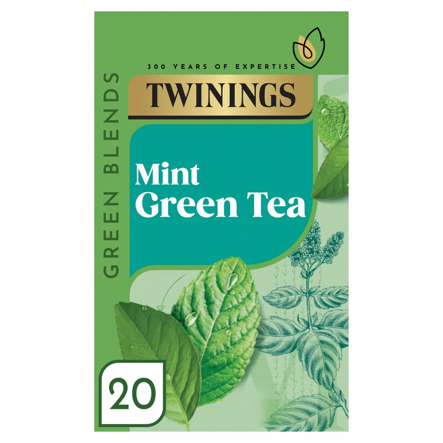 Twinings Mint Green Tea 20 Tea Bags 40g