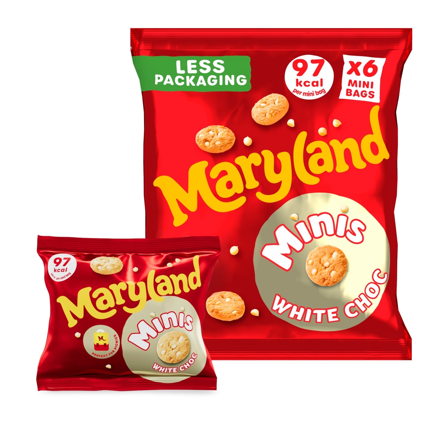 Maryland Cookies Minis White Chocolate Chip 6 Multipacks