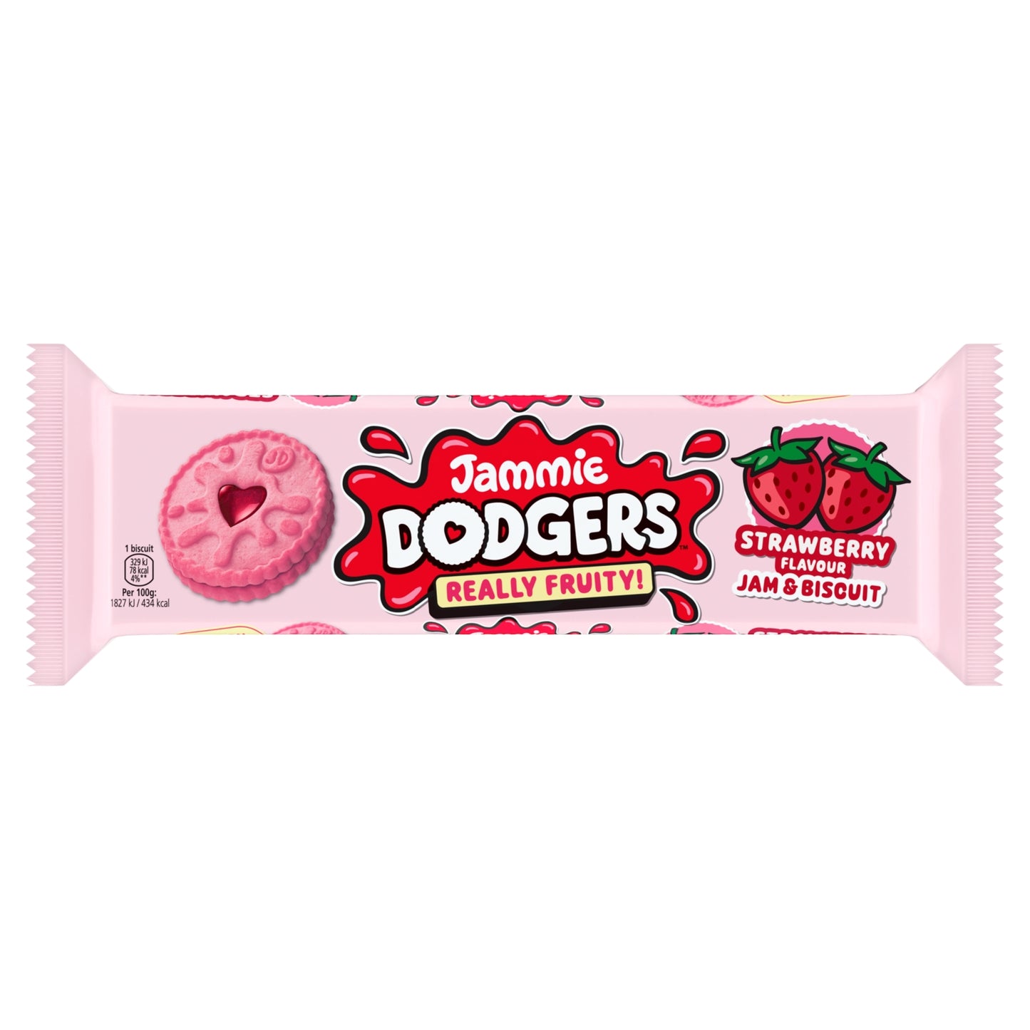 Jammie Dodgers Strawberry Flavour Jam & Biscuit 140g