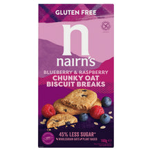 Nairn's Blueberry & Raspberry Chunky Oats Biscuit Breaks 160g