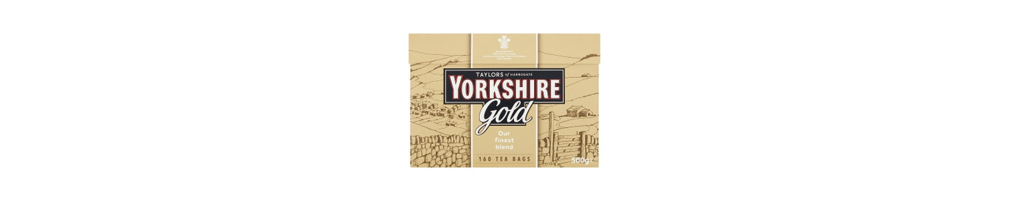 Taylors of Harrogate Yorkshire Gold 160 Tea Bags 500g