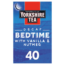 Taylors of Harrogate Yorkshire Tea Decaf Bedtime Brew 40 Tea Bags 100g