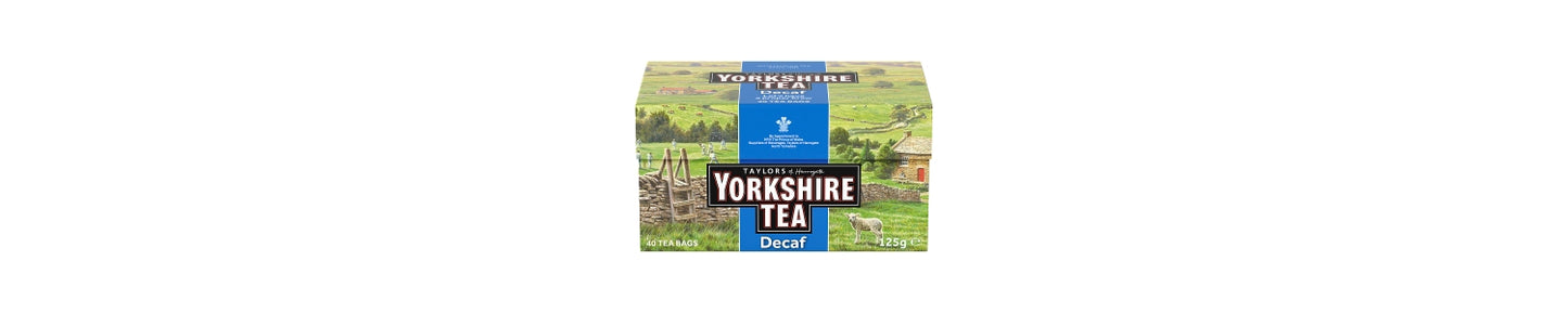 Taylors of Harrogate Yorkshire Tea 40 Decaf Tea Bags 125g