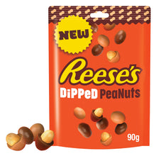 Reese's Dipped Peanuts - Peanuts Dipped in Milk Chocolate Flavour and Peanut Butter Coatings Sharing Bag 90g