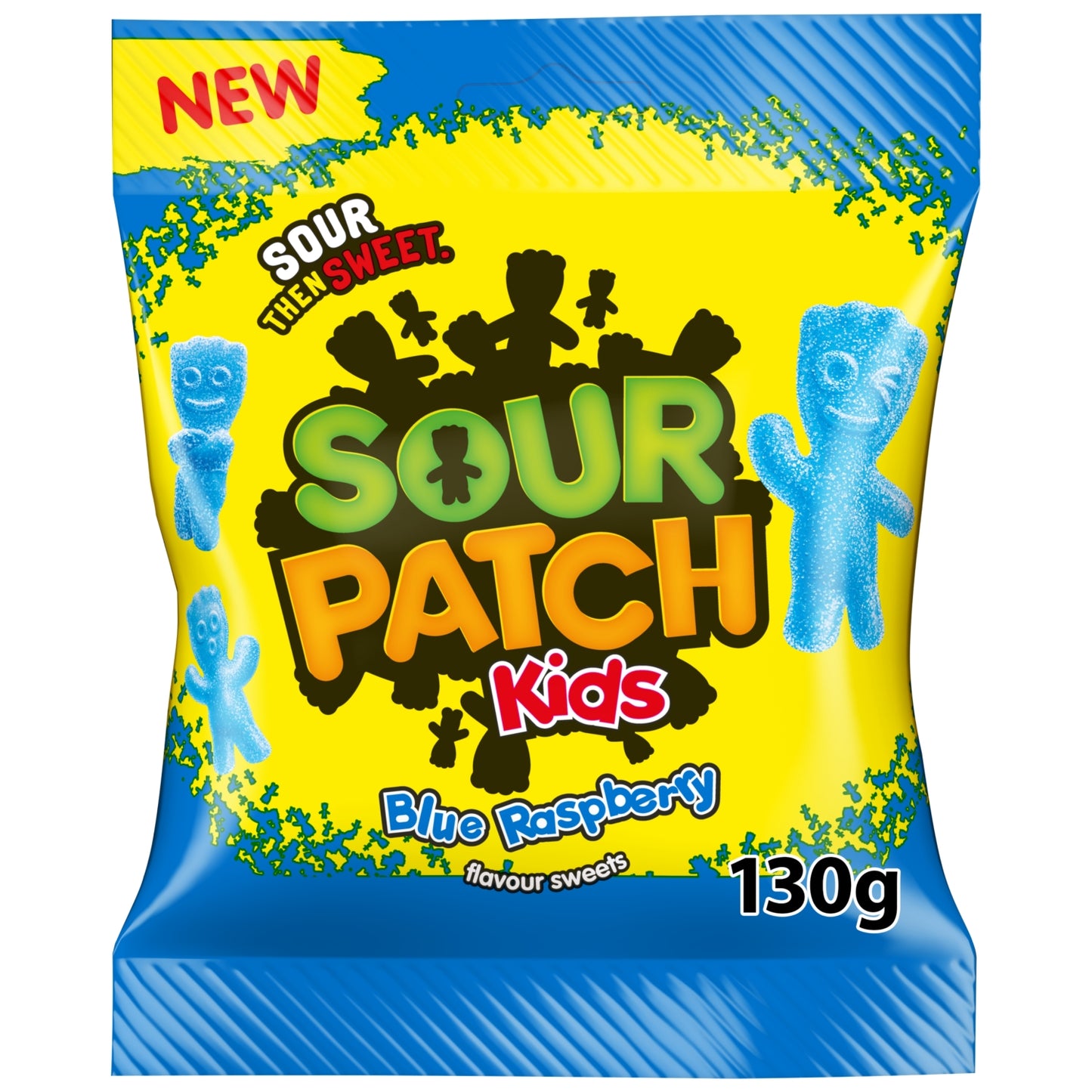 Sour Patch Blue Raspberry Sweets Bag 130g