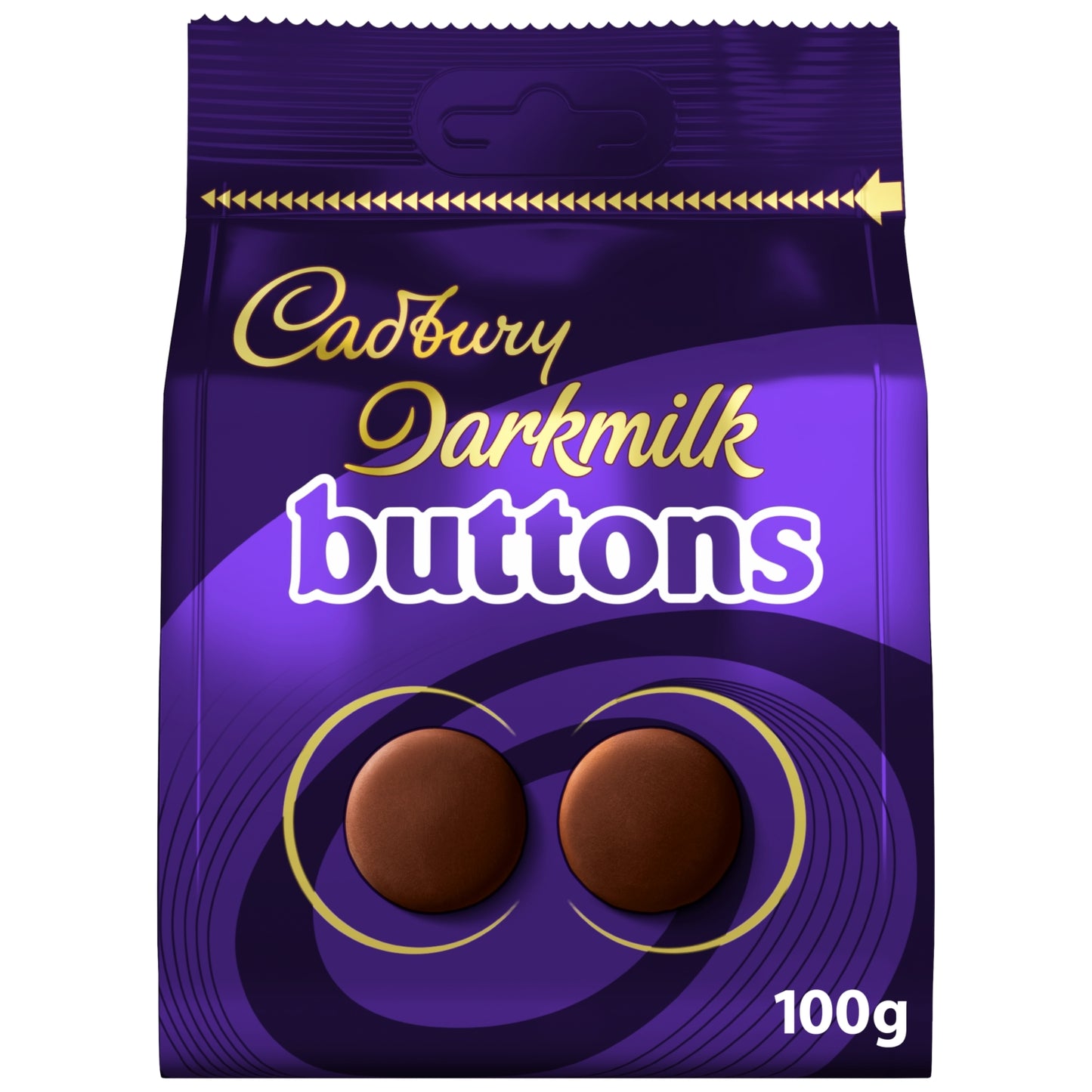 Cadbury Darkmilk Chocolate Buttons Bag 100g