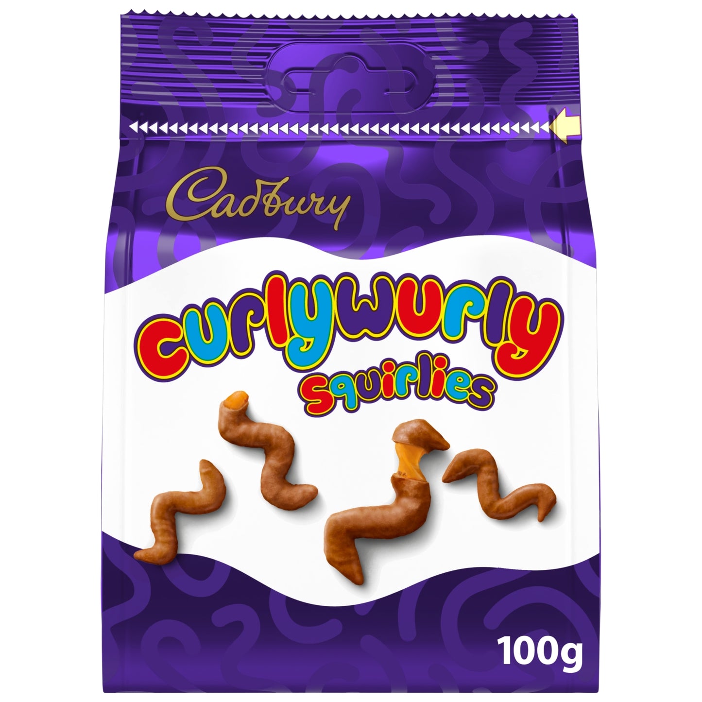 Cadbury Curly Wurly Squirlies Chocolate Bag 100g