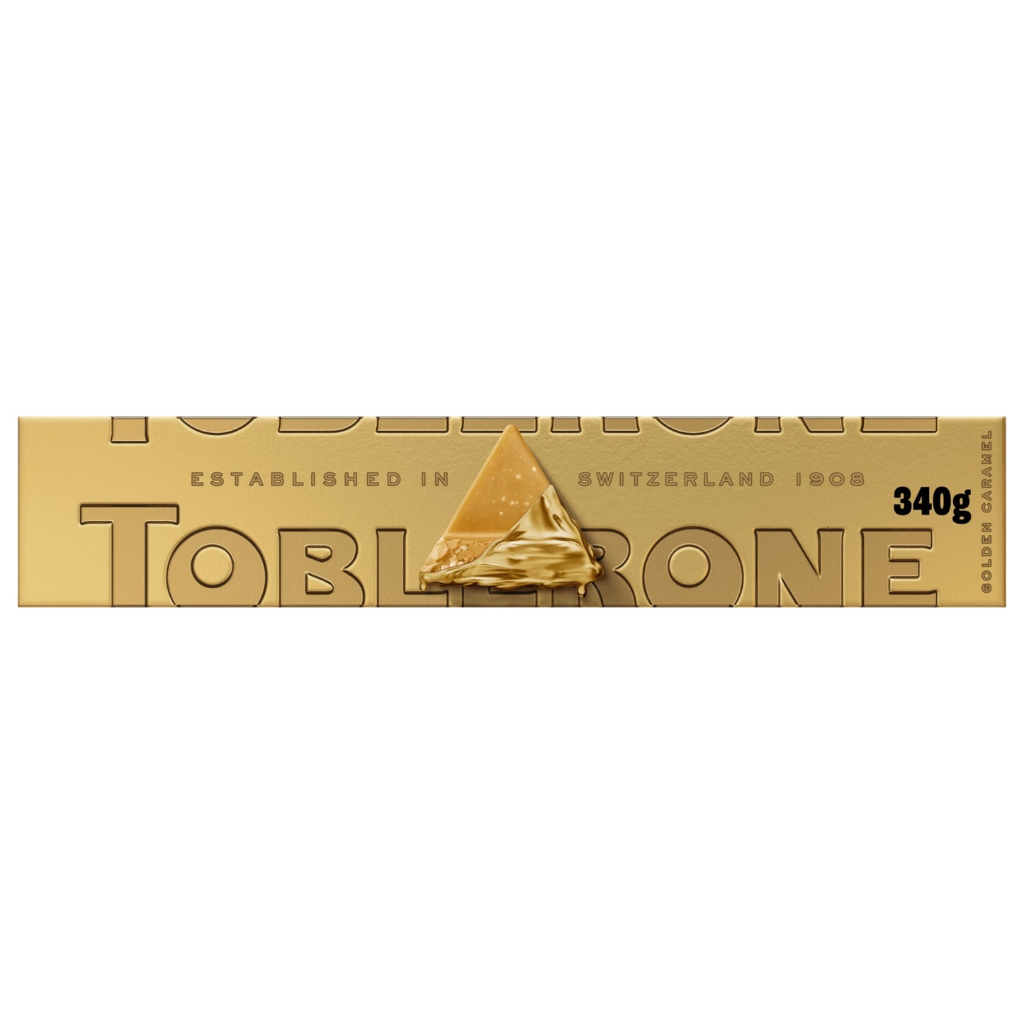 Toblerone honey & almond nougat golden chocolate gift block 340 g