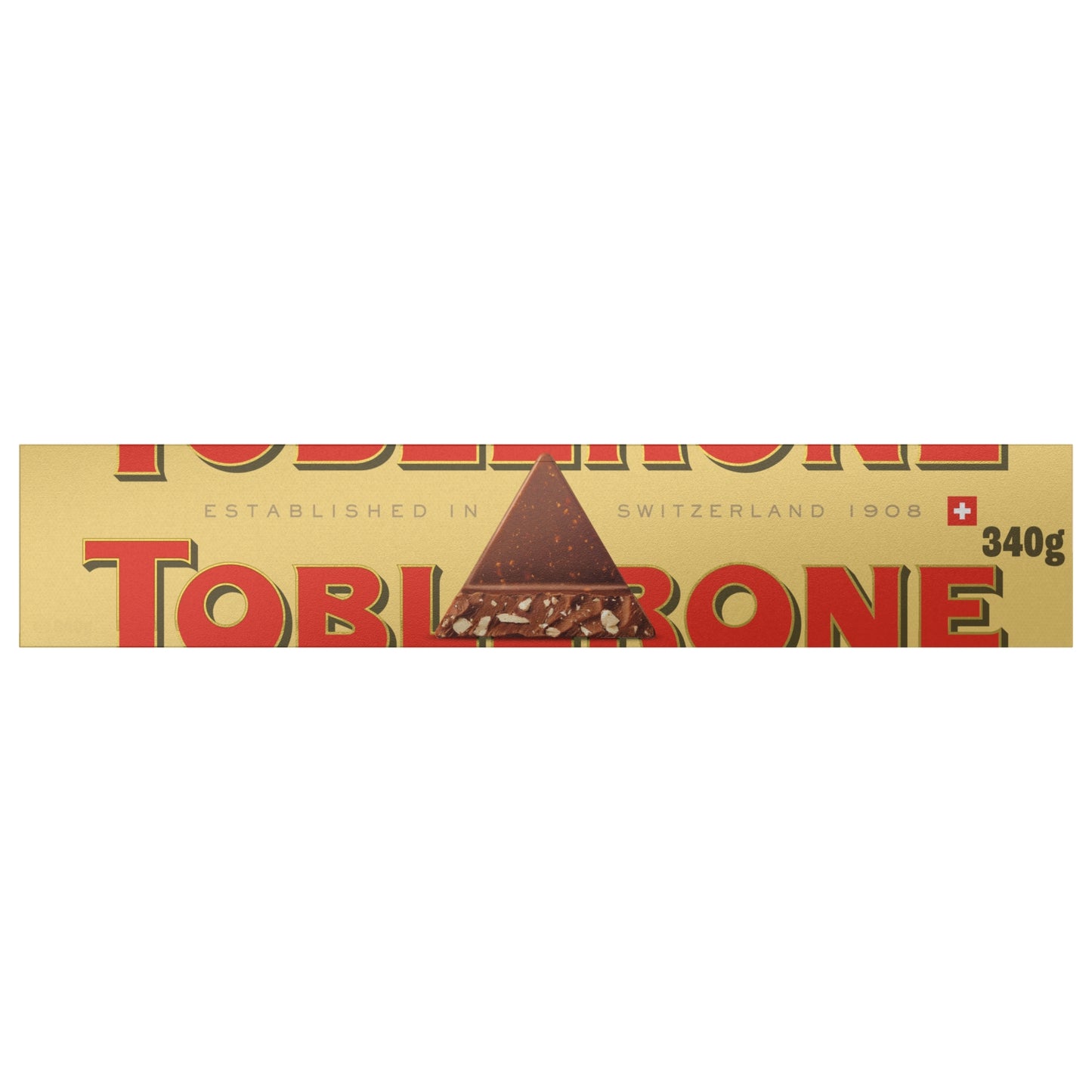 Toblerone honey & almond nougat milk chocolate gift block 340 g
