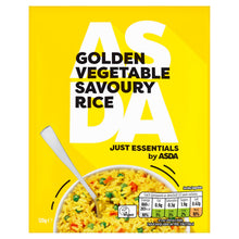 JUST ESSENTIALS by ASDA Just Essentials by Golden Vegetable Savoury Rice 120g