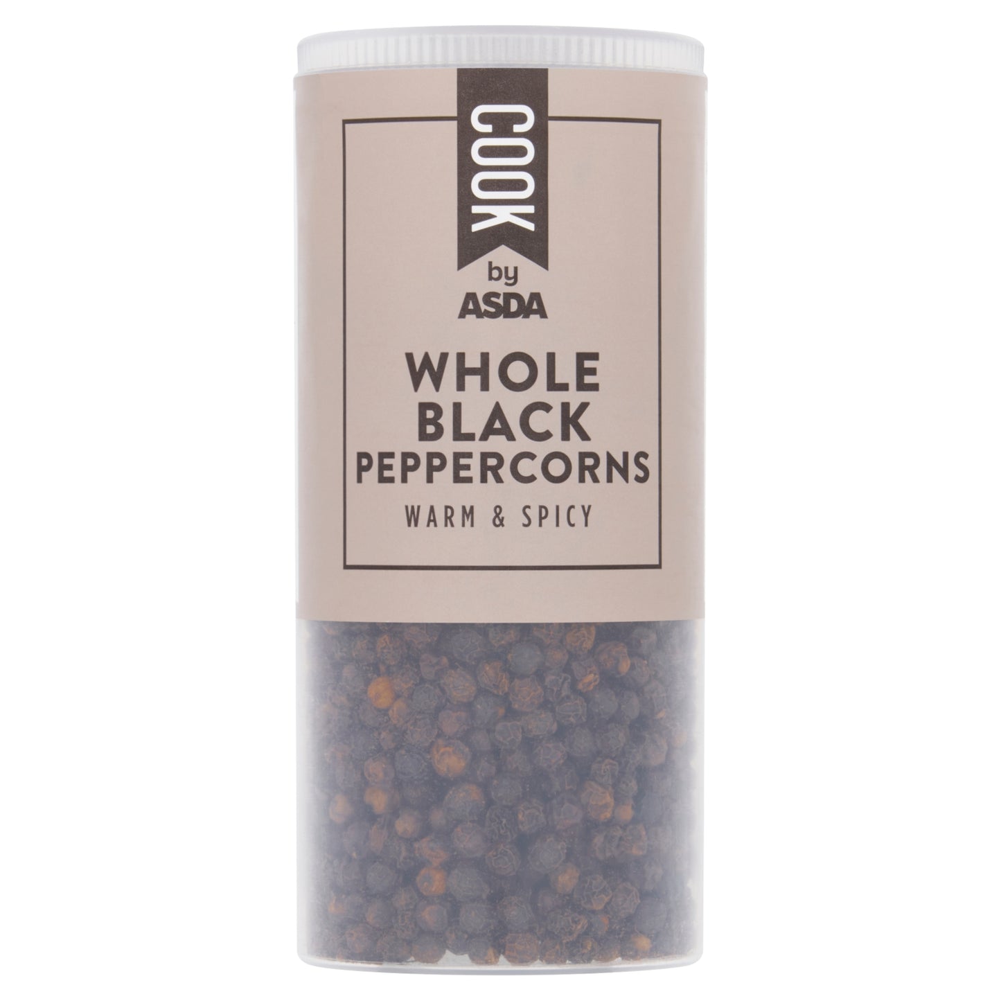 COOK by ASDA Cook Whole Black Peppercorns 106g