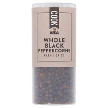 COOK by ASDA Cook Whole Black Peppercorns 106g