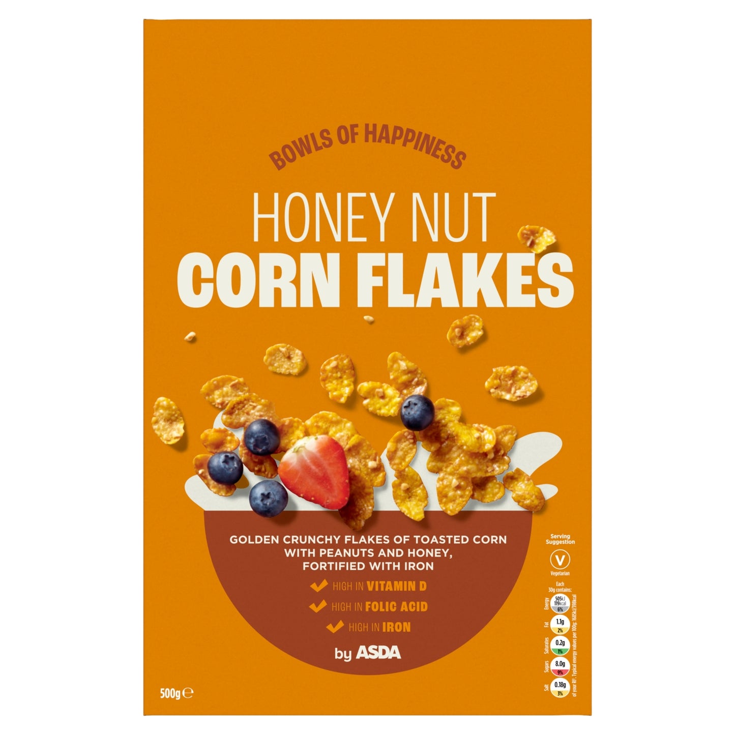 ASDA Honey Nut Corn Flakes 500g