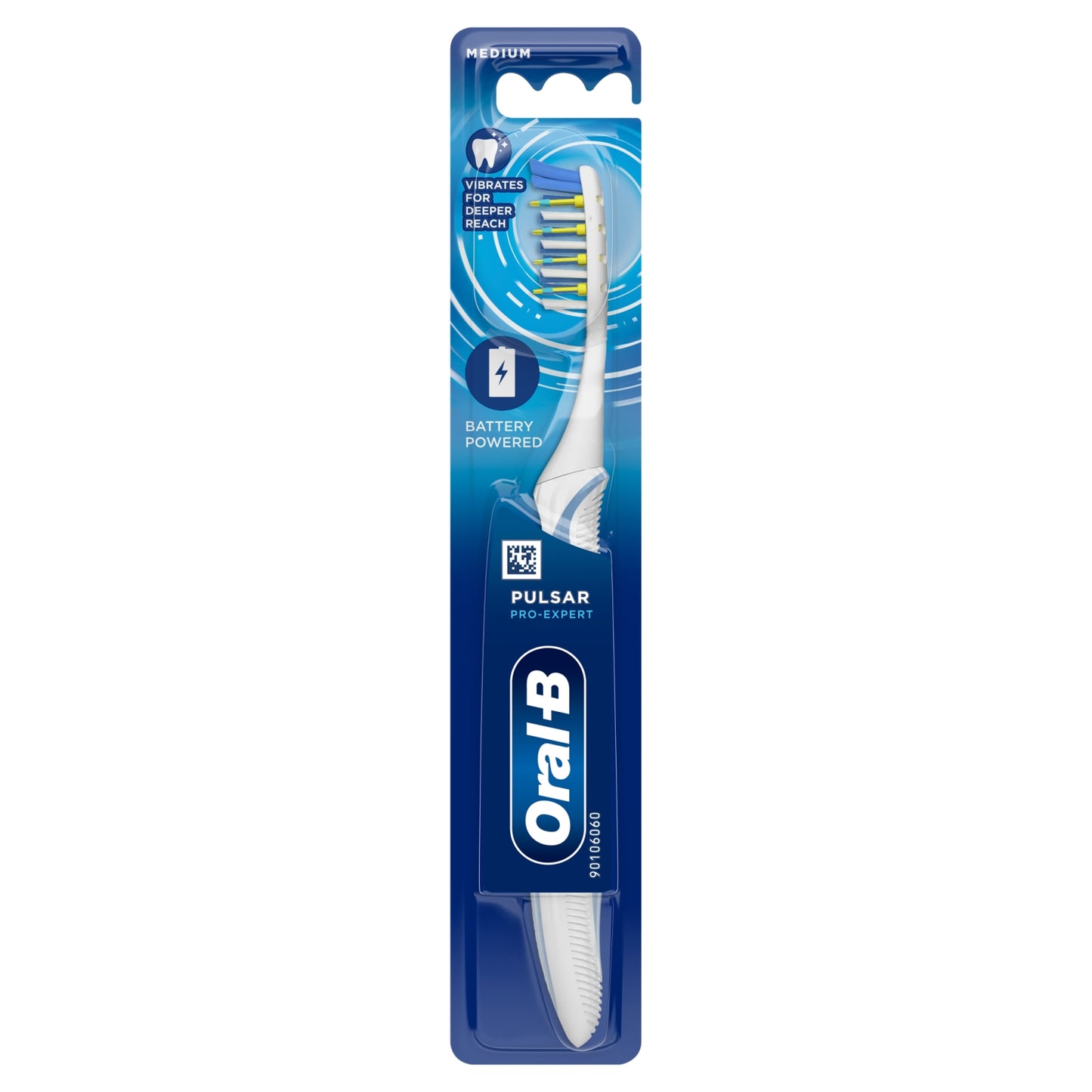 Oral-B ORAL-B PRO-CLEAN PULSAR Battery-Powered Toothbrush – Superior 5-Way Plaque Removal, 1