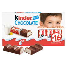 Kinder Milk Chocolate Fun Size Treat Snack Bars Multipack 16 x 12.5g