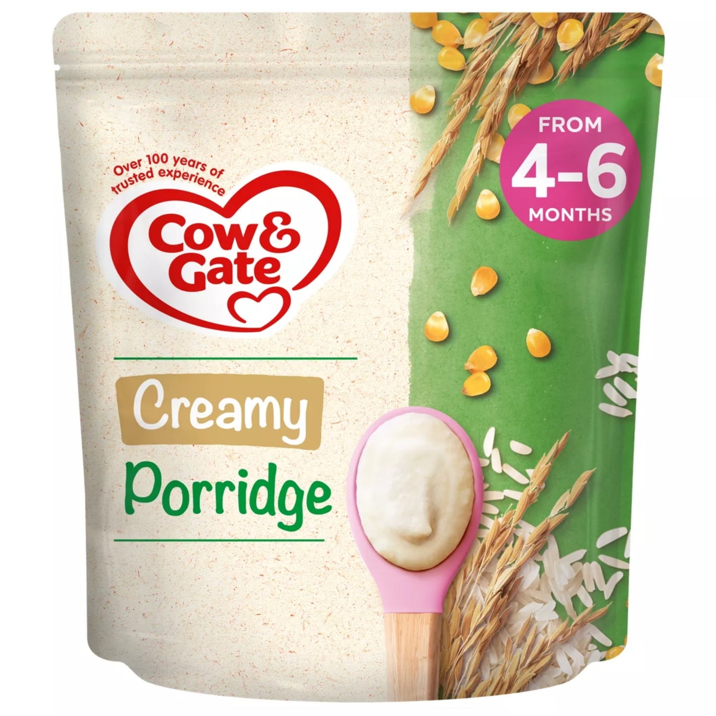Cow & Gate Creamy Porridge Baby Cereal From 4-6 Months+, 125 g