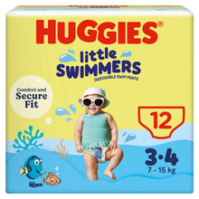 Huggies Diapers Little Swimmers 3-4 7-15kg 12 Swim Pants