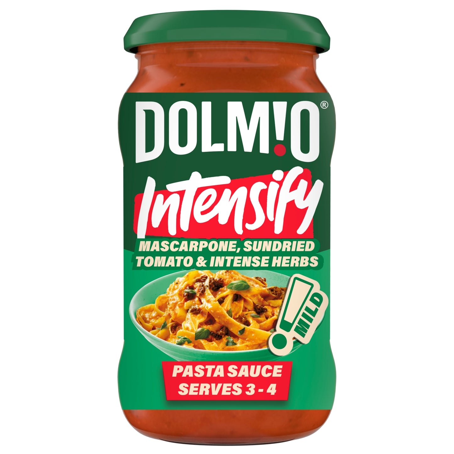 Dolmio Intensify Pasta Sauce Mascarpone, Sundried Tomato and Intense Herbs 400g