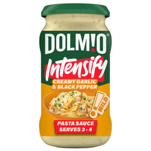 Dolmio Intensify Pasta Sauce Mild Creamy Garlic & Black Pepper 390g