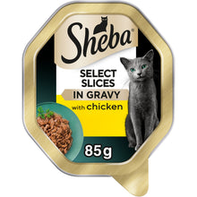 Sheba ® Select Slices Adult Wet Cat Food with Chicken in Gravy 85g Tray