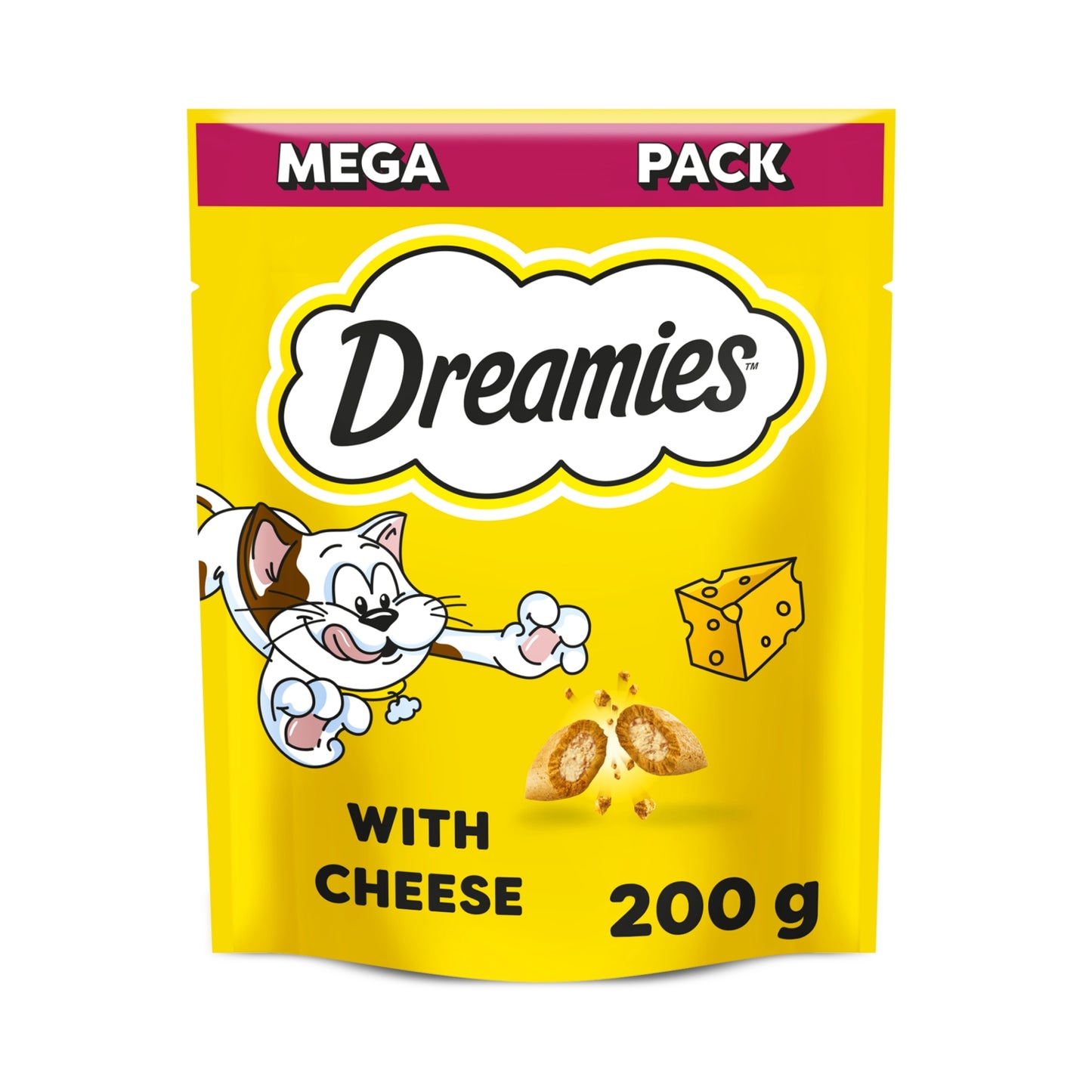 Dreamies DREAMIES Cat Treat Biscuits With Cheese Flavour 200g