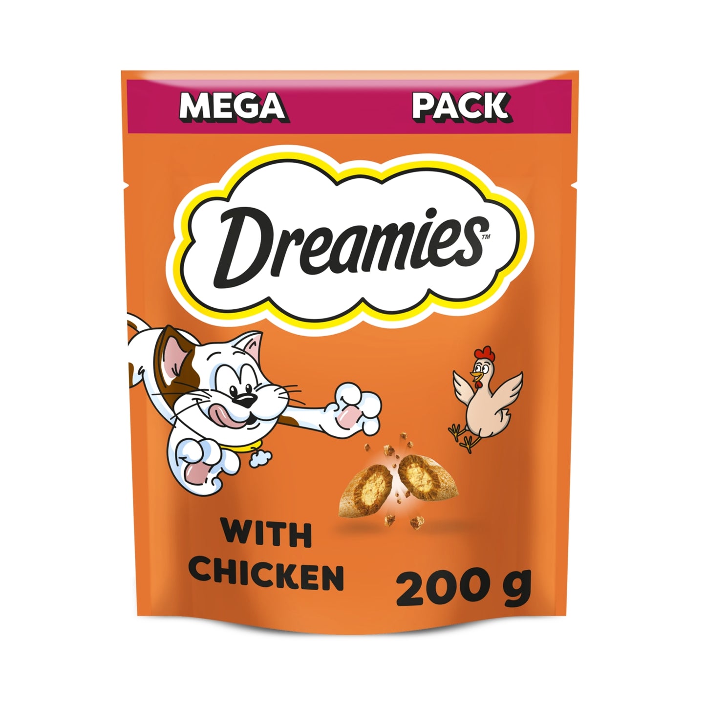 Dreamies DREAMIES Cat Treat Biscuits With Chicken Flavour 200g