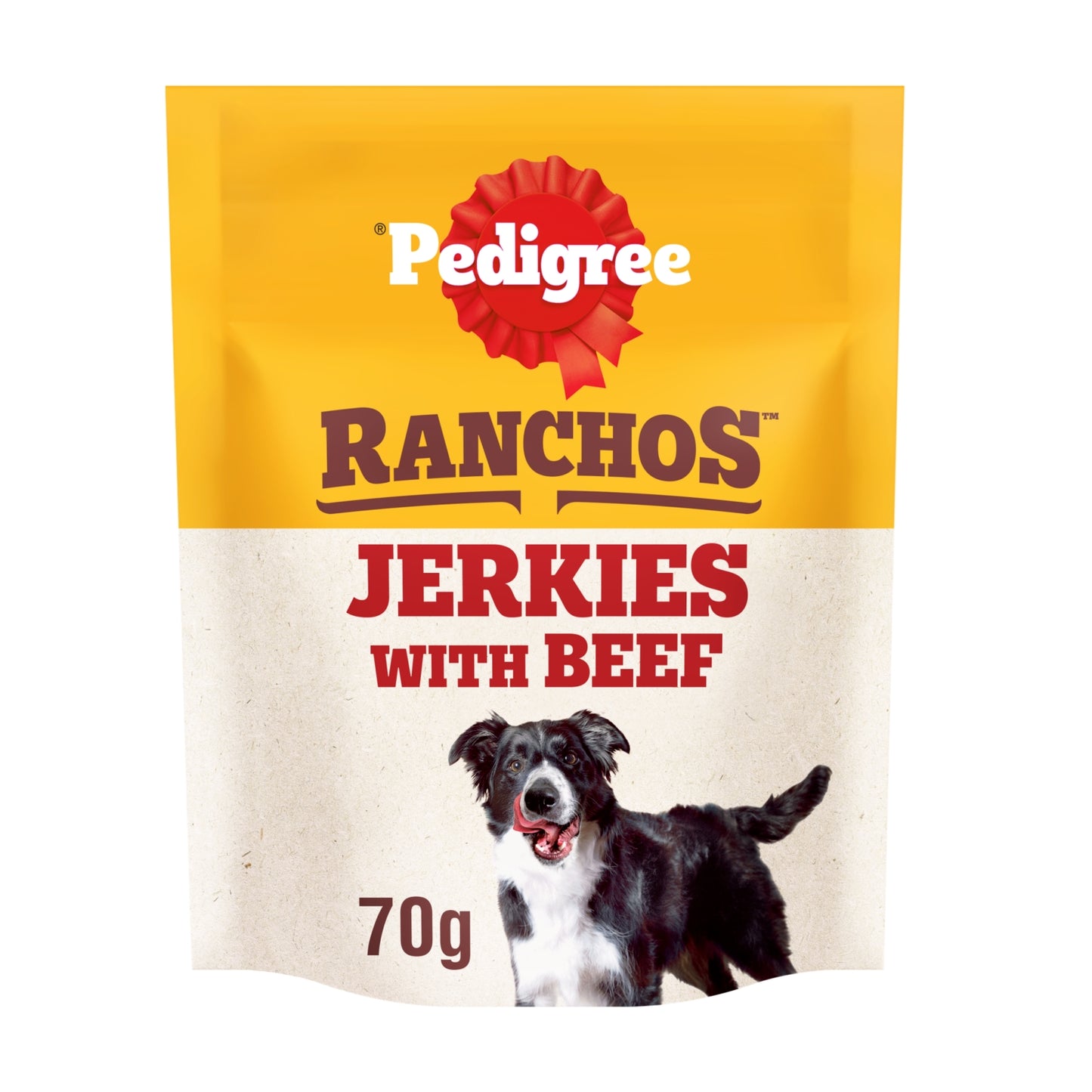 Pedigree PEDIGREE® RANCHOS™ Originals Jerkies Dog Chew Treat Beef Flavour 70g