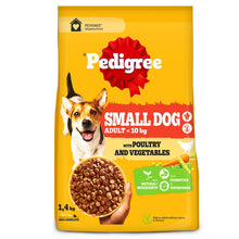 PEDIGREE ® COMPLETE™ Adult Small Dog Dry Food Poultry and Vegetables 1.4kg