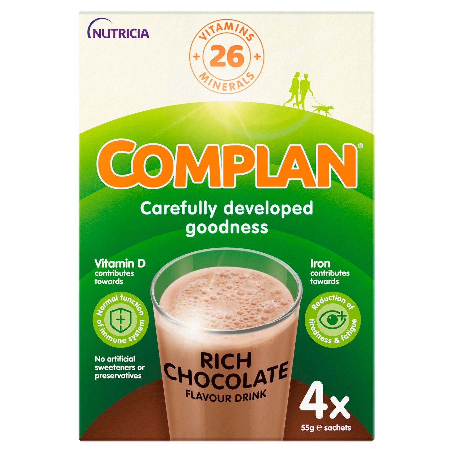 Complan Rich Chocolate Flavour Drink 4 x 55g