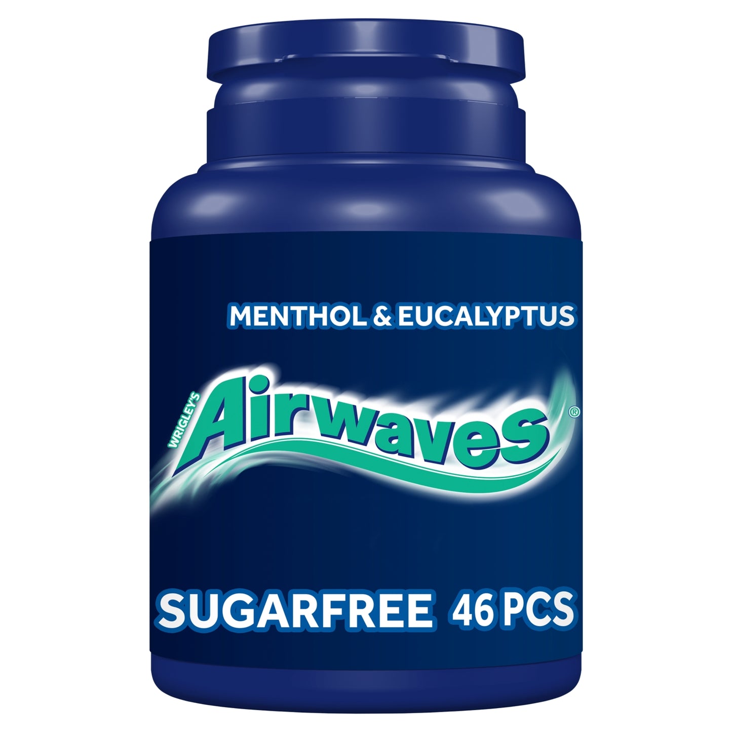 Wrigley's Menthol & Eucalyptus Sugar Free Chewing Gum Bottle 46 Pieces
