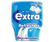 Wrigley's Extra Refreshers Peppermint Sugar Free Chewing Gum Bottle