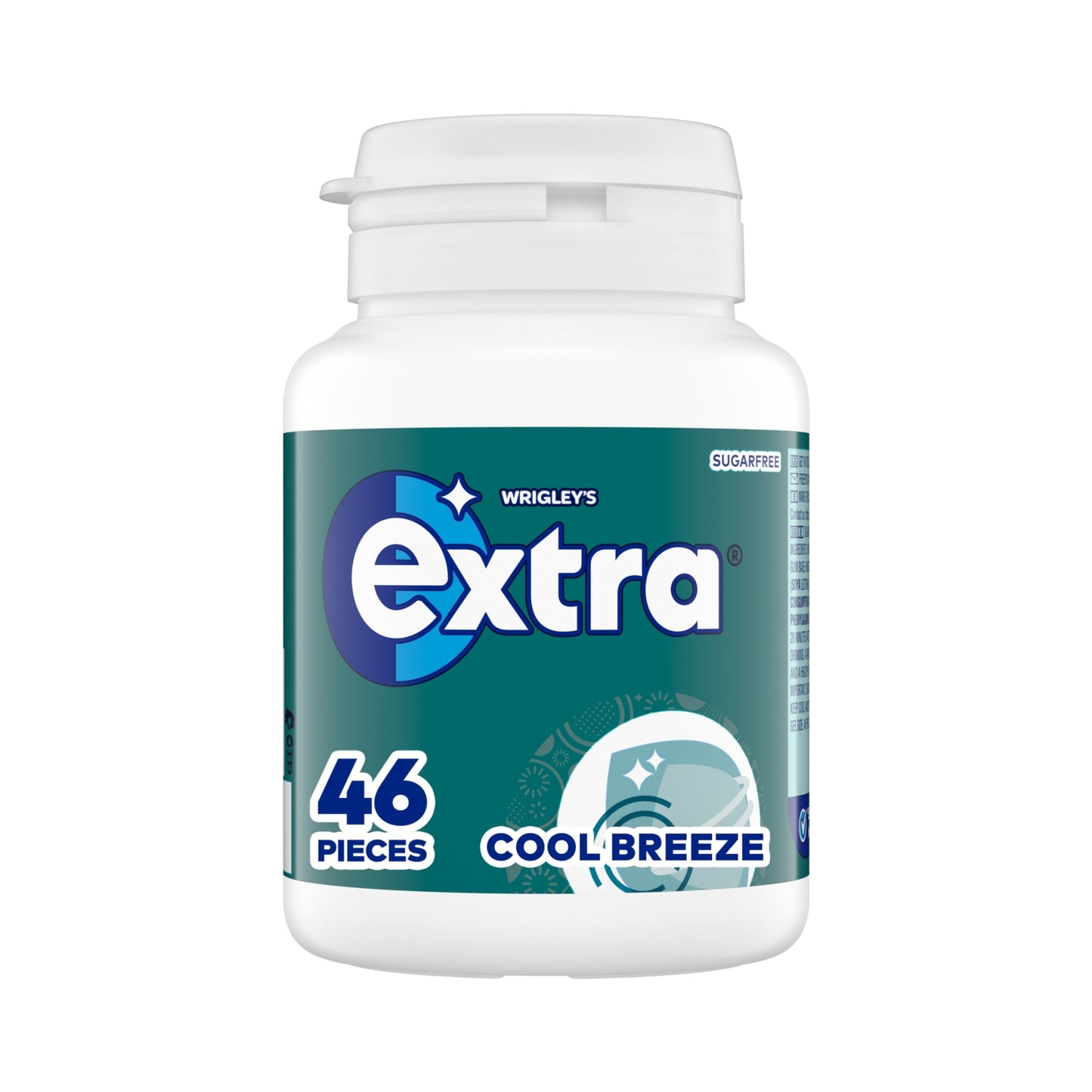 Wrigley's Extra Cool Breeze Sugar Free Chewing Gum x46 Pieces