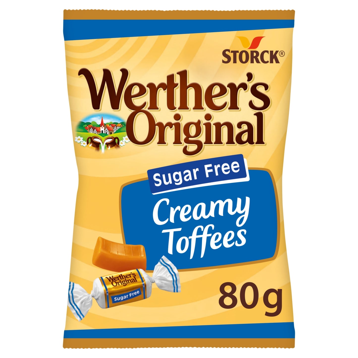 Werthers Sugar Free Creamy Toffees 80g