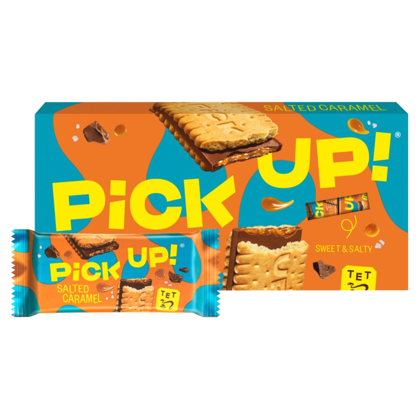 Bahlsen PiCK UP! Salted Caramel Biscuit Bars 5 pack