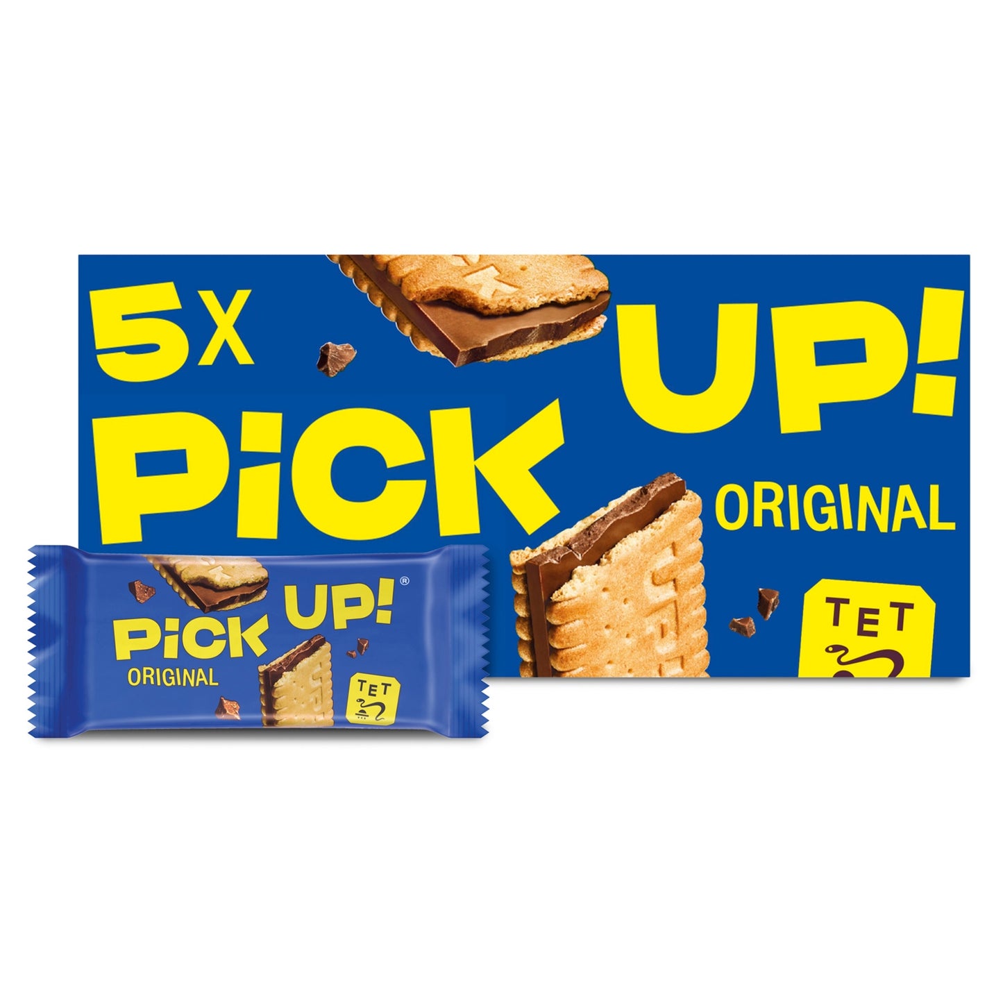 Bahlsen PiCK UP! Milk Chocolate Biscuit Bars 5 pack