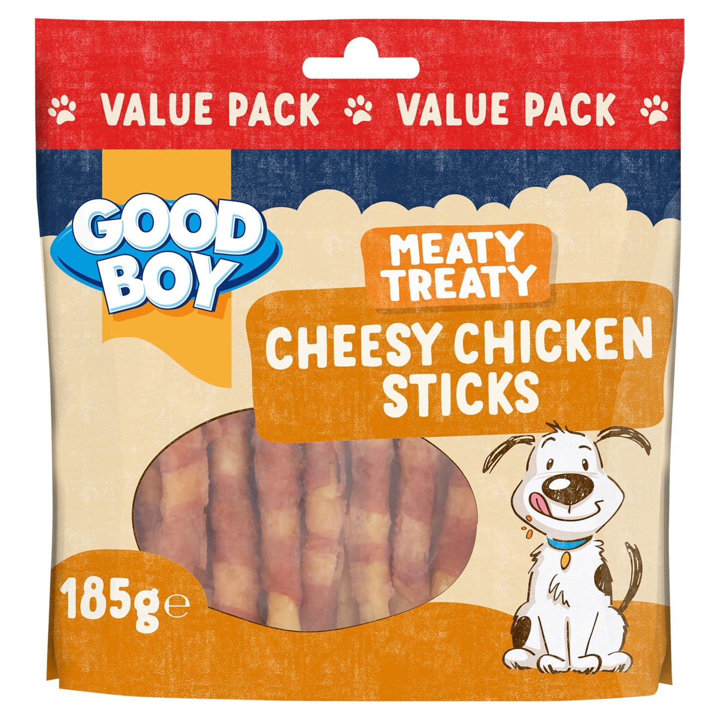 Good Boy Meaty Treaty Cheesy Chicken Sticks 185g
