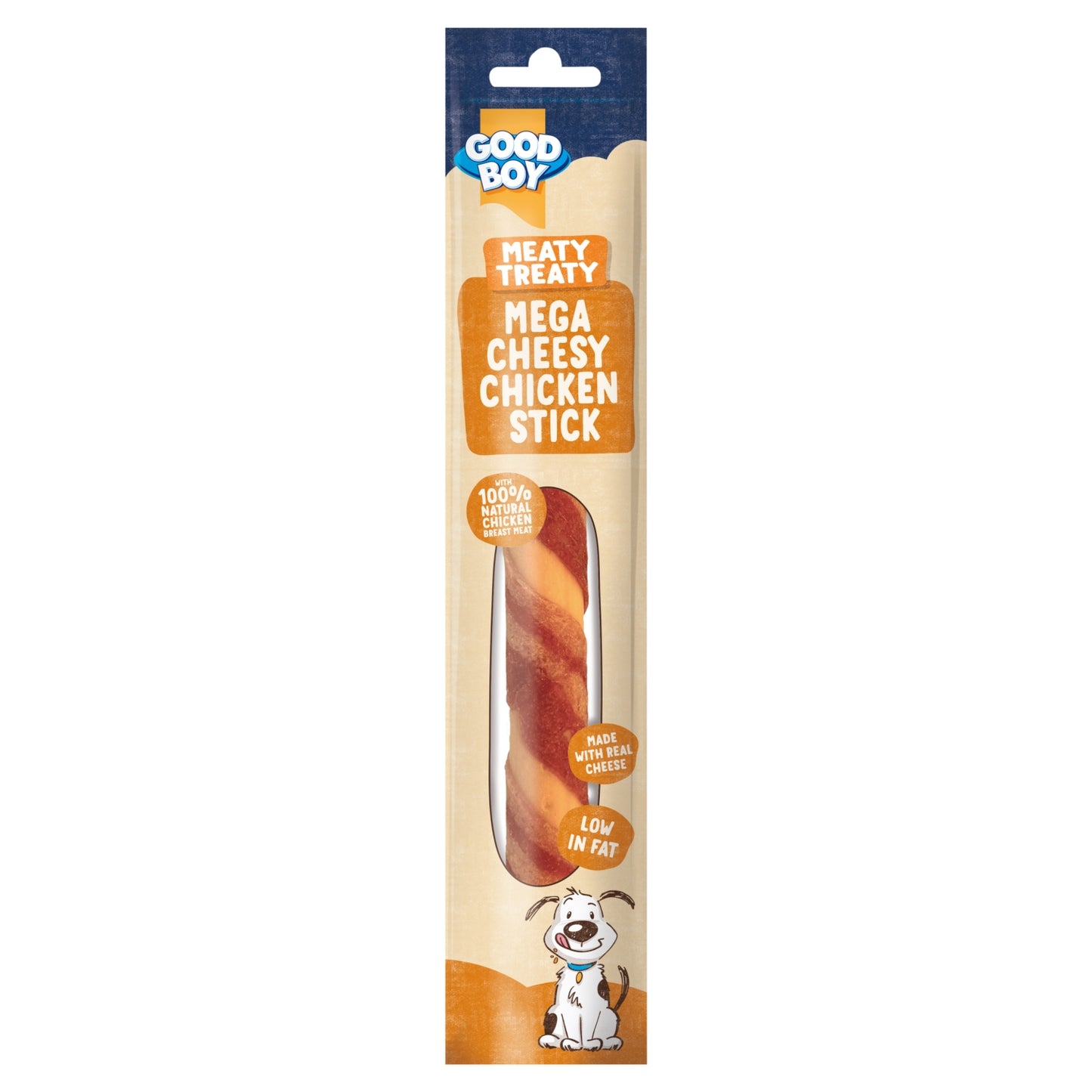 Good Boy Meaty Treaty Mega Cheesy Chicken Stick 110g