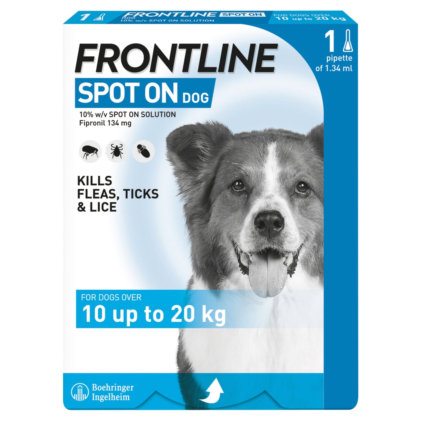 Frontline Spot On Flea & Tick Treatment For Medium Dogs 10-20kg