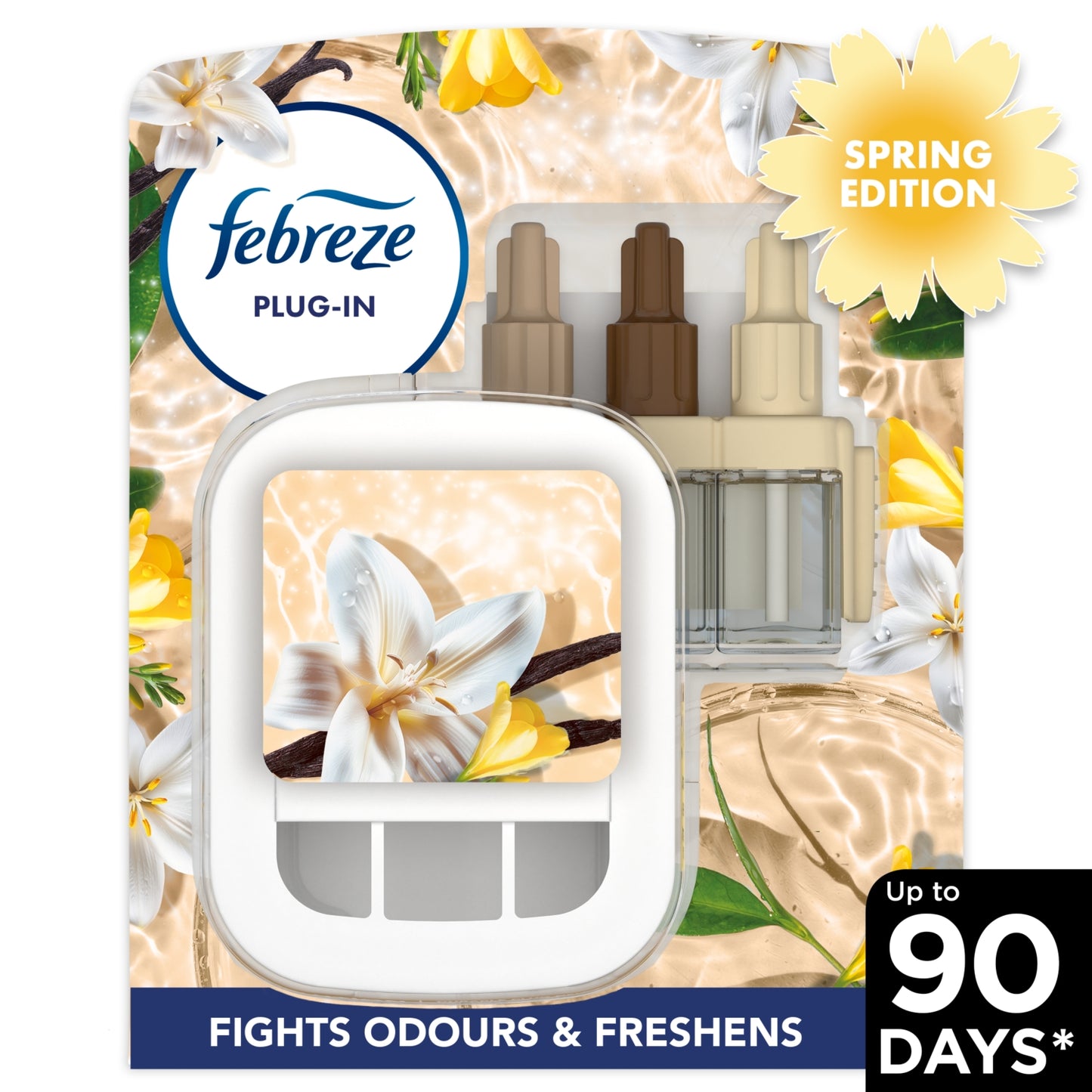Febreze 3Vol Air Freshener Plug-In Starter Kit Sun-Kissed Vanilla 20ML