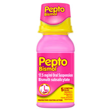 Pepto-Bismol For Nausea, Heartburn, Indigestion, Upset Stomach and Diarrhoea, 5 Symptom Relief 120ml