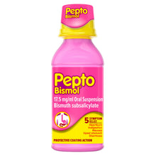 Pepto-Bismol For Nausea, Heartburn, Indigestion, Upset Stomach and Diarrhoea, 5 Symptom Relief 240ml