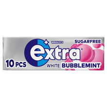 Wrigley's Extra White Bubblemint Sugarfree Chewing Gum 10 Pieces