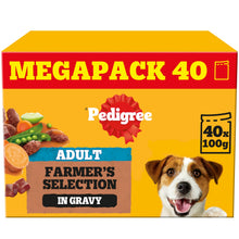 PEDIGREE® Adult Wet Dog Food Farmers Selection In Gravy 40 x 100g Pouch