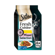 SHEBA ® Fresh Cuisine Taste of Hawaii Wet Cat Food Fish in Gravy 6x50g Pouch